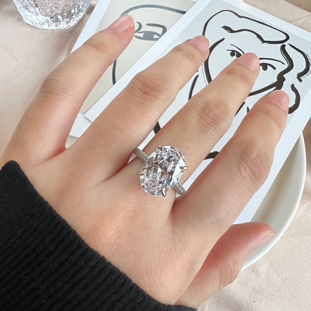 Burton Jewelry - S925 Silver Lab Grown Diamond Ring
